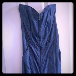 Rachel Zoe strapless overall